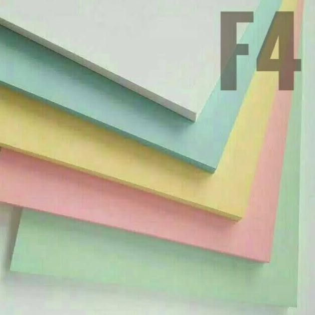 

( 50 Lembar ) Kertas Kartu Tik / Karton HVS 200 Gsm Uk F4 21.5 cm X 33 cm Nugi