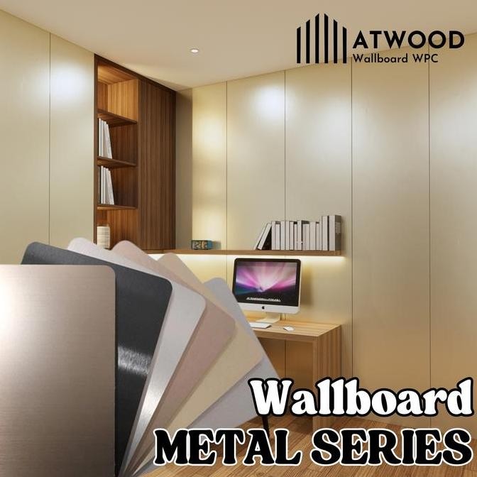 Wall Board Panel Dinding Metal Stainless Series | Wall Board Modern Stainless Series