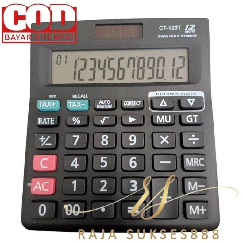 

Kalkulator SDC-120 T 12 Digit Murah KALKULATOR 120T CALCULATOR KINCIZEN CT Nugi
