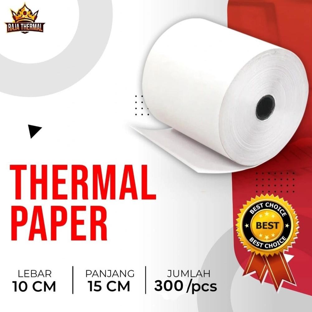 

STICKER KERTAS THERMAL LABEL 100X150 MM A6 300 LEMBAR Nugi