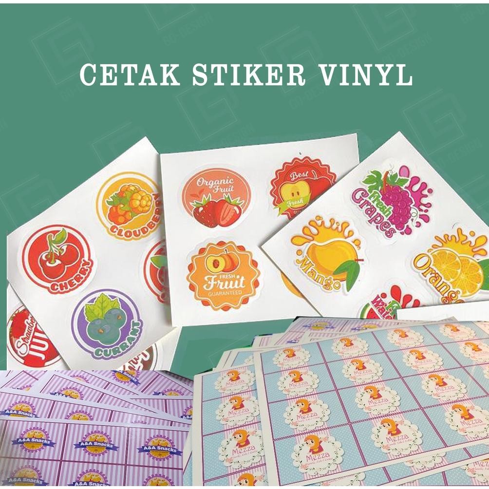 

Cetak Stiker Label Makanan VINYL / Label Kemasan + Cutting / Cetak Stiker Label Online Shop Nugi