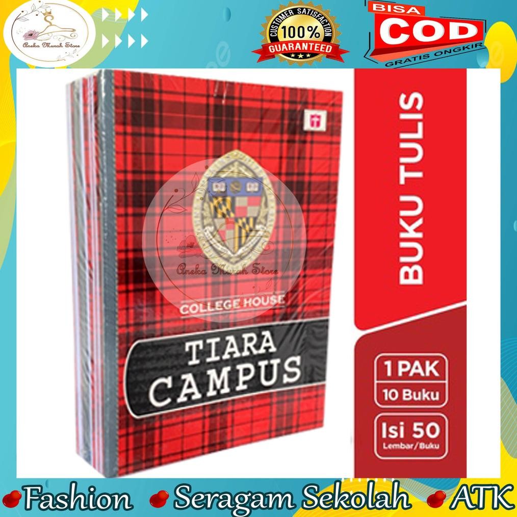

Buku Tulis Big Boss ,Tiara Campus, Nobel Campus 10 Buku / 1 pack Isi 38 Dan 50 Lembar Nugi