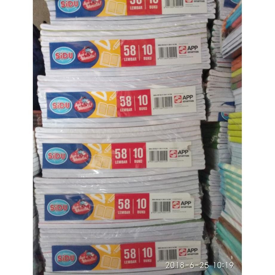 

Buku Tulis Sinar Dunia 58 / Buku Tulis Sidu 58 / Buku Sidu 58 Nugi