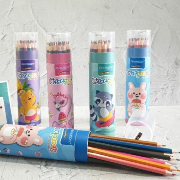 

Pensil Warna 24 Warna Murah Tabung Squeezy Fancy Nugi