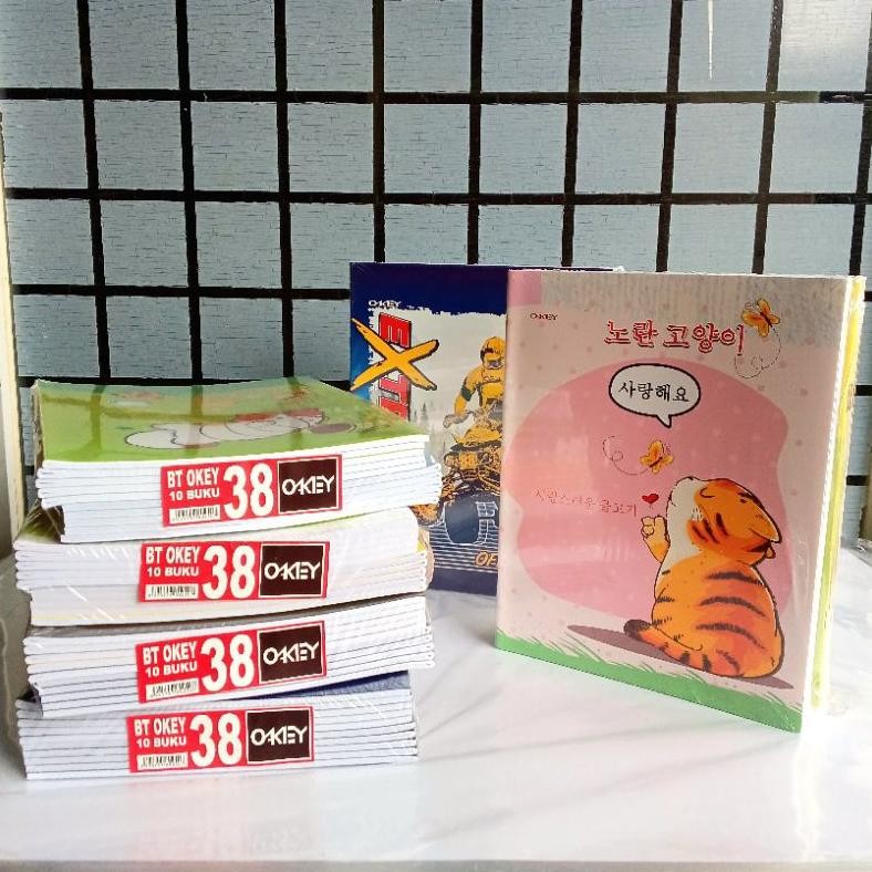 

Buku Tulis Okey 38 Lembar ( Pak 10 Buku ) [ Original ] Product by KIKY Nugi