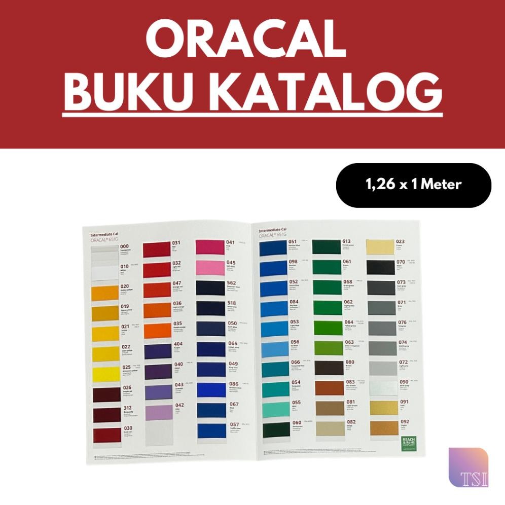 

Oracal Katalog Stiker 651 Gloss / 651 Matte / 8500 / 8300 Nugi