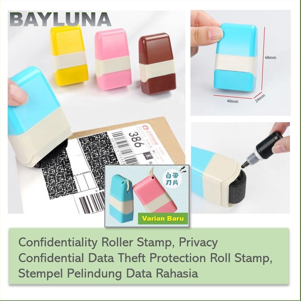 

Confidentiality Roller Stamp, Protect Privacy Confidential Data, Theft Protection Roller, Stempel Roll Pelindung Data Rahasia Nugi