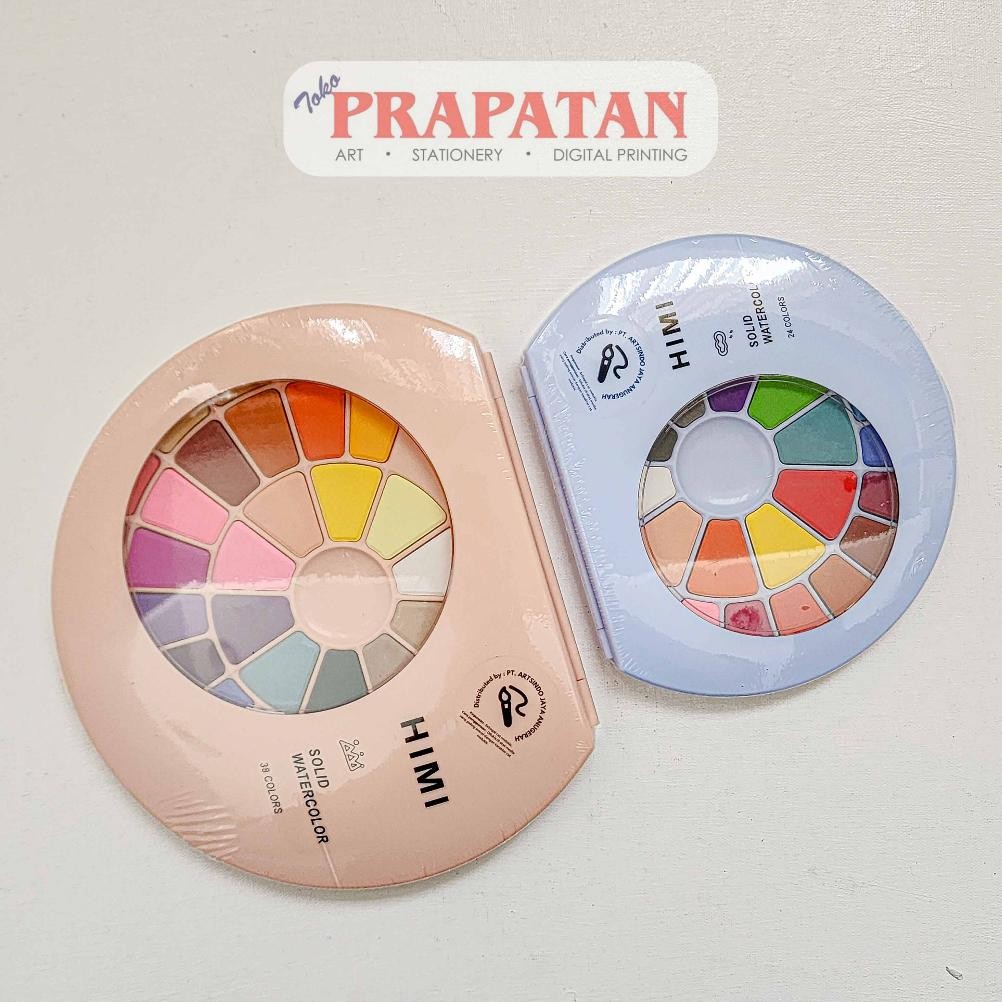 

Miya Himi Watercolor Block 24/38 Color | Cat Air Set Nugi