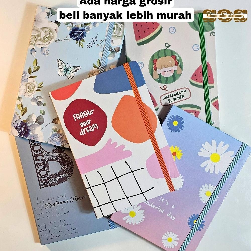 

Sos Buku Notes Tali A5 (25K) Fancy/ Buku Catatan / Note Book/Notebook Nugi