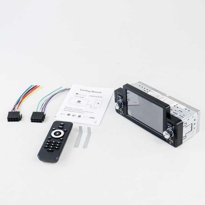 Head unit single din Car Audio Touchscreen Bluetooth 1 DIN Tape Mobil