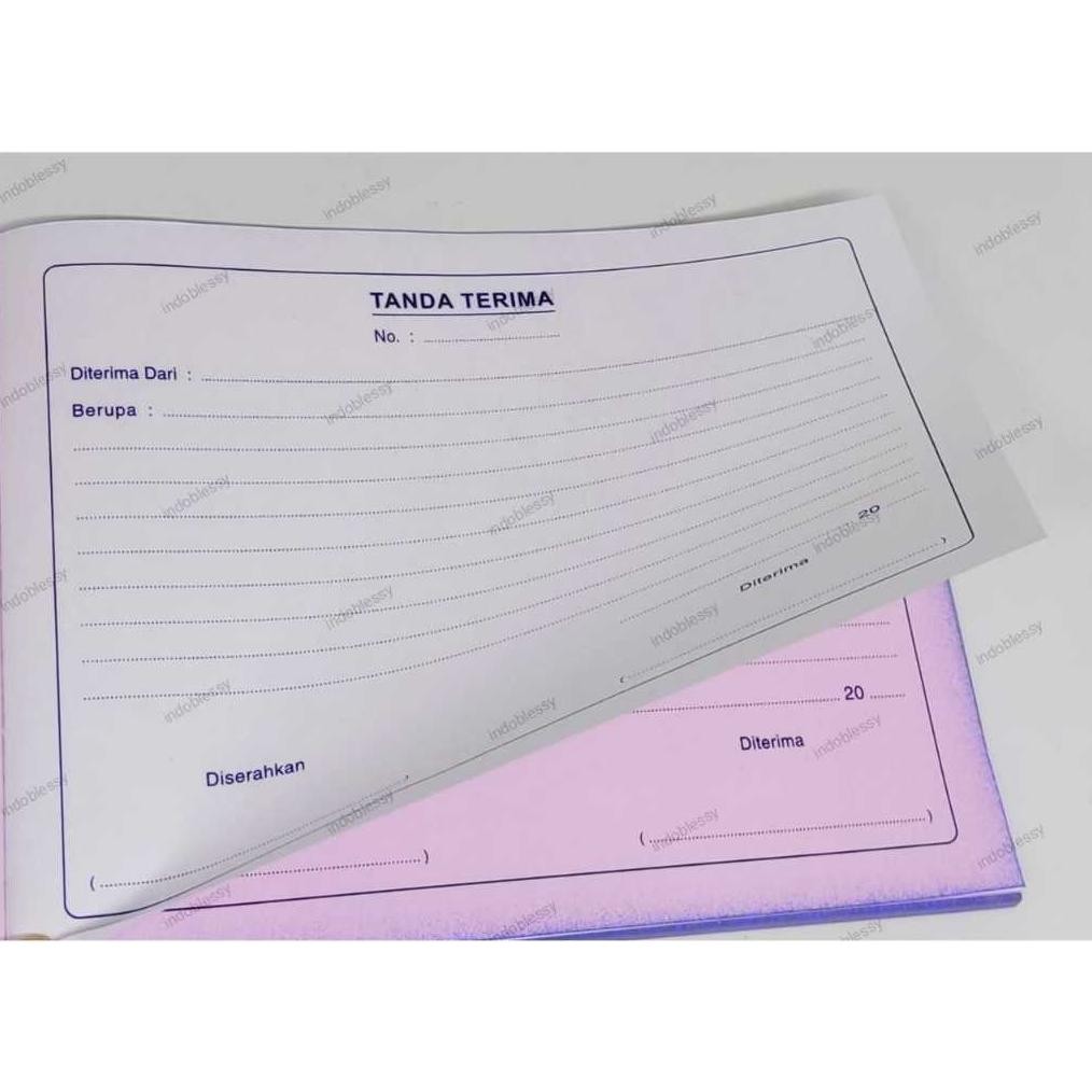 

BUKU TANDA TERIMA BARANG 1/2 FOLIO NCR 2 Rangkap Putih - Merah Nugi