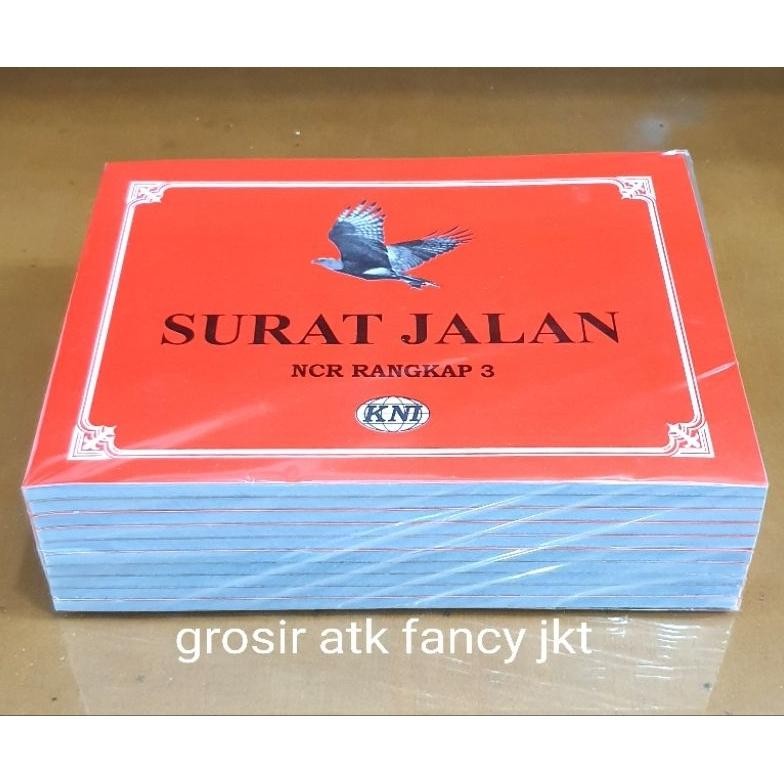

( 1 pak = 10 buku ) Nota Surat Jalan KNI 3 ply Besar Nugi