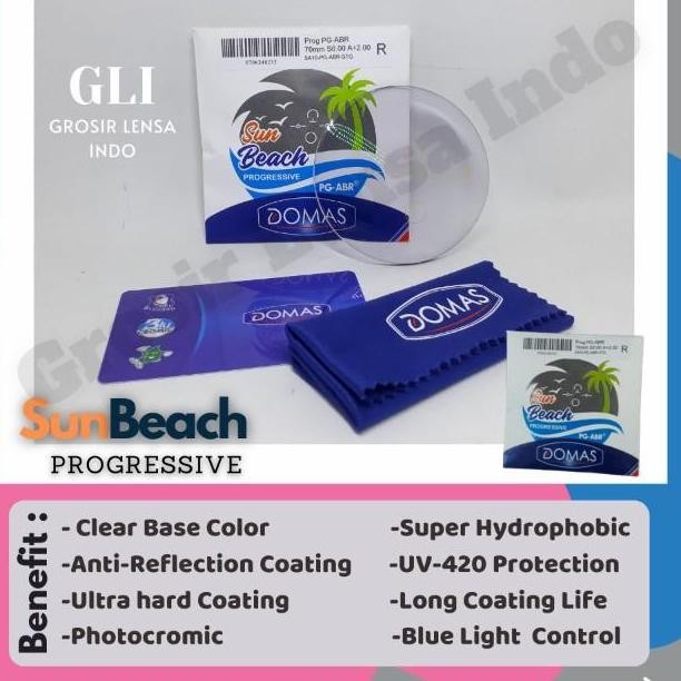 Baru Lensa Kacamata Progresif Photocromic Blueray Coating Garansi 1 Tahun