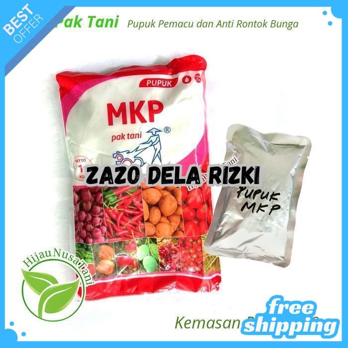 PUPUK MKP PAK TANI REPACK 60GR - ANTI RONTOK BUNGA DAN PEMACU BUAH MPK BY ZAZODELARIZKI