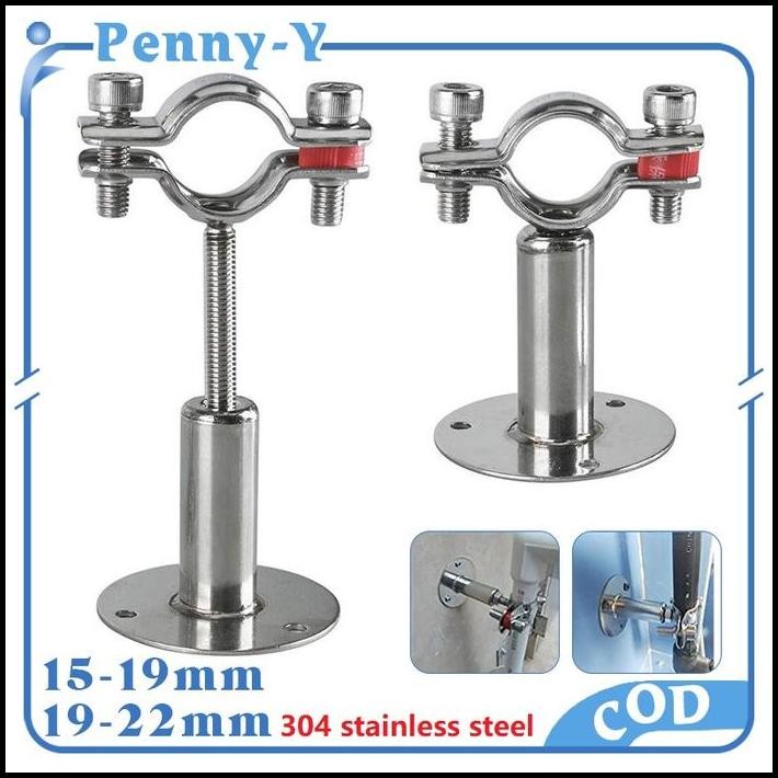 Clamp Pipa Stainless Adjustable Hanger Clamp Pipa Clamp Pipa Holder