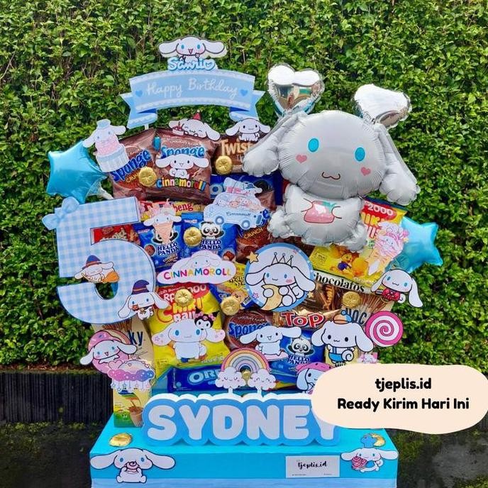 TERMURAH - Mading Snack / Tower Snack / High Wall Snack + Balon Foil Birthday Ulang Tahun Anak