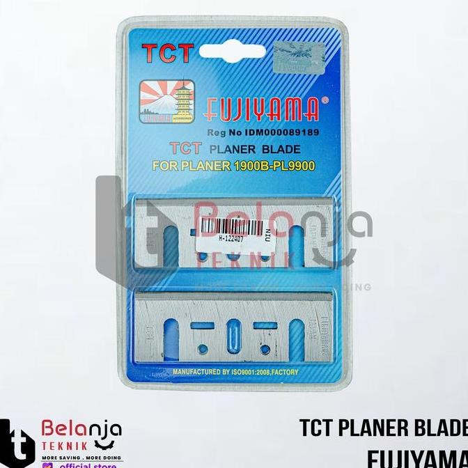 

Tersedia Pisau Serut TCT FUJIYAMA 1900 Mata Planner Blade Ketam Kayu Tajam
