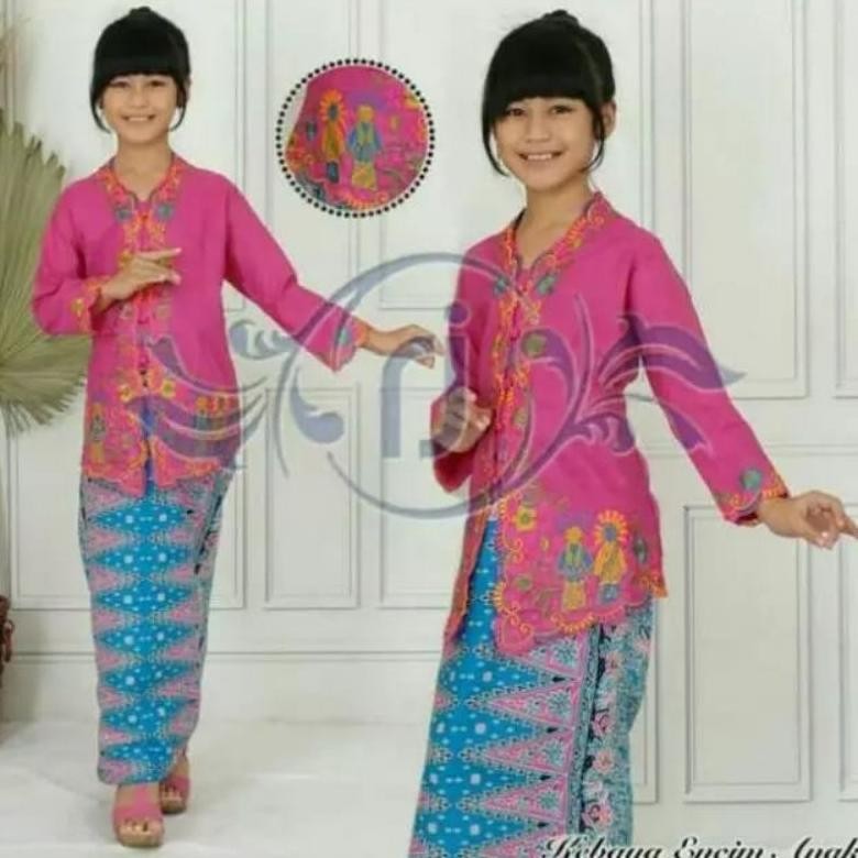 Setelan Kebaya Encim Ondel-Ondel kids/Kebaya Ondel Betawi/kebaya adat