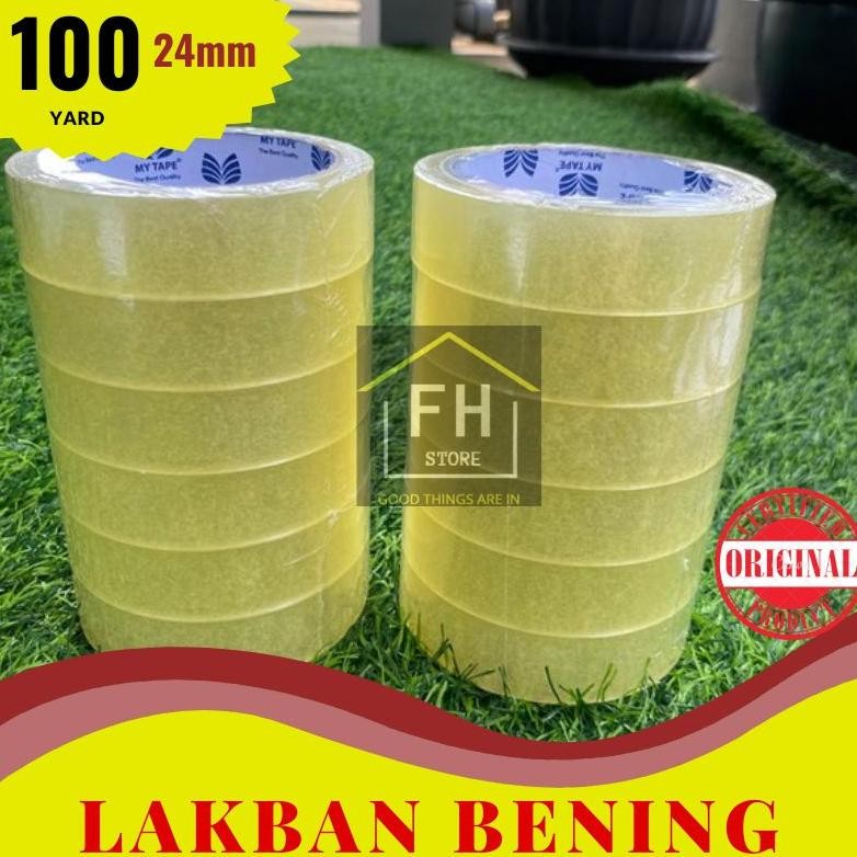 

Rd1- Lakban Bening 1 Inch/ 24 Mm (1 Slop 6 Pcs)