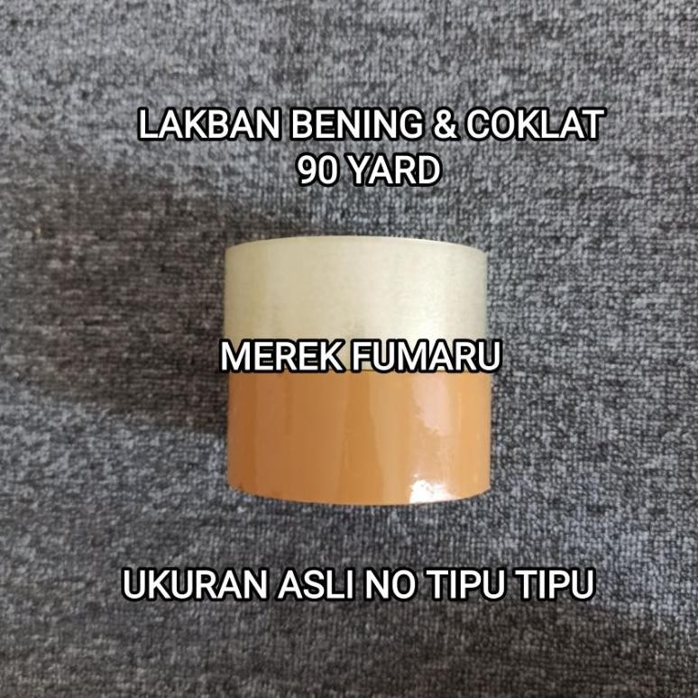 

Rd1- Lakban Bening Dan Lakban Coklat 45 Mm X 90 Yard Merek Fumaru Kualitas Premium