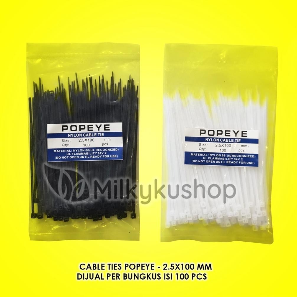 

Rd1- Cable Ties Nylon Standard 2.5 X 100 Mm Kabel Tis