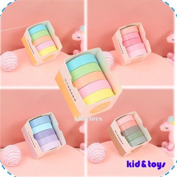 

Rd1- Kidntoys Washi Tape Masking Tape Dekorasi Wrist Tape Pita Perekat Perlengkapan Sekolah Korean Tape Diy Paper Tape