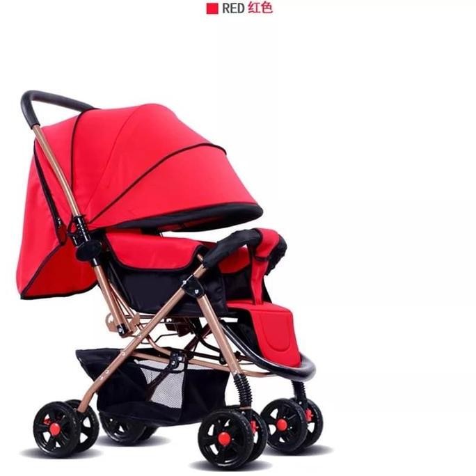 TERBARU - Aiqi Baby original stroller Kualitas Premium Luxury Recline Dorongan
