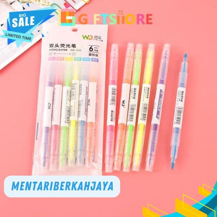 

6PCS STABILO PASTEL SPIDOL HIGHLIGHTER PEN PASTEL SEKOLAH KANTOR DUA SISI UJUNG LEMBUT STABILO WARNA BOLPOIN PULPEN PENA-GI BY MENTARI BERKAH JAYA
