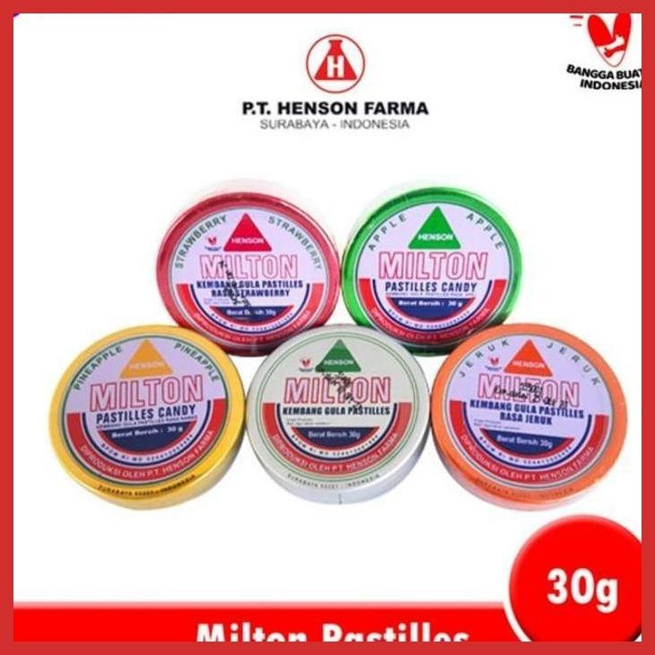 

AJMALL PERMEN PASTILES MILTON 30 GR PACKING AMAN