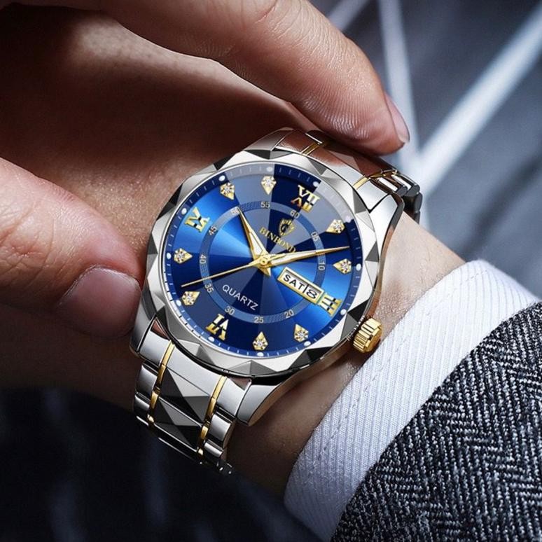 Terlaris Jam Tangan Pria Full Stainless Steel Tahan Air dan Anti Karat Jam Tangan Keren Zn011 ..