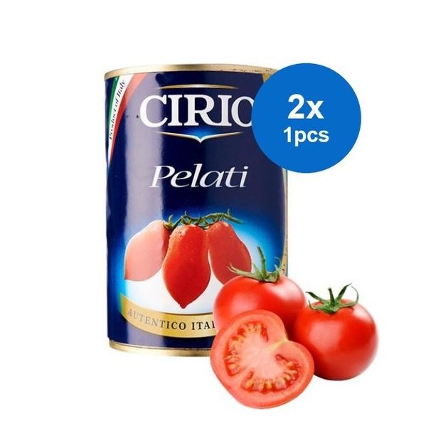 

NO_MORE CIRIO Pelati Makanan Kaleng Tomat Kupas (2 pcs)