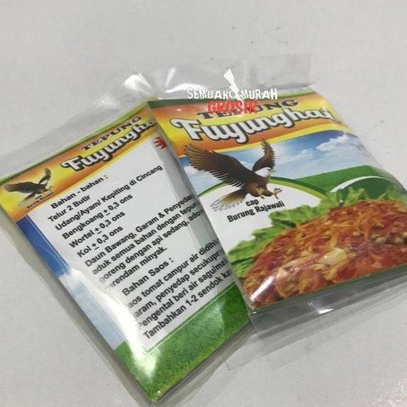 

Stok Baru 5 pcs tepung puyunghai fuyunghay instant siap masak Cap Rajawali halal