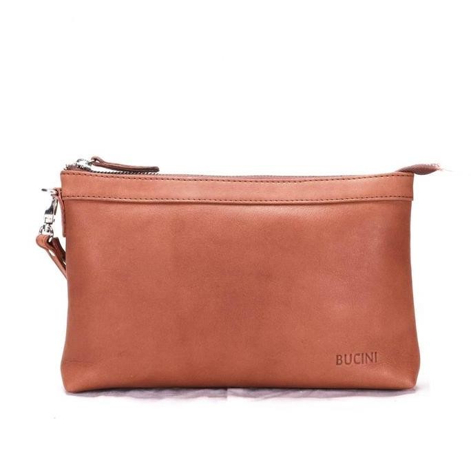 Bucini Clutch Kulit Asli - Nagari Leather Clutch