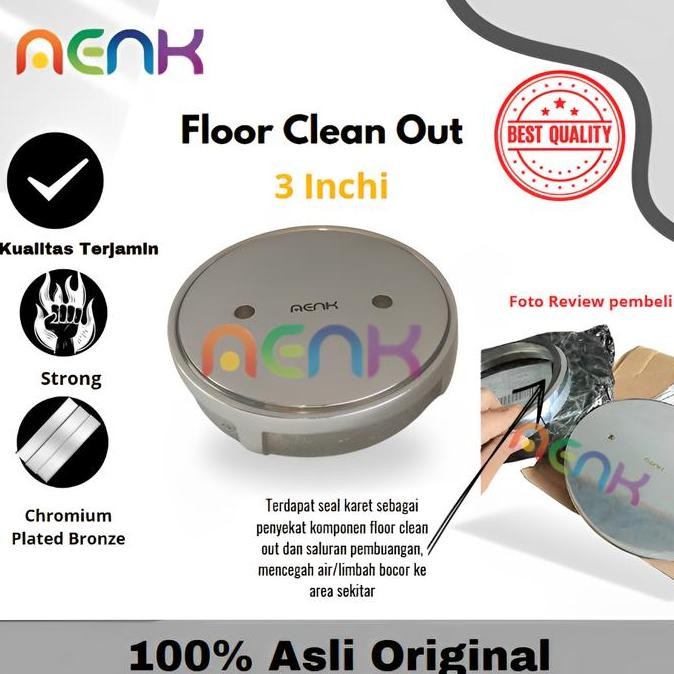 Co 3" / Floor Clean Out / Tutup Septictank -Gratisongkir