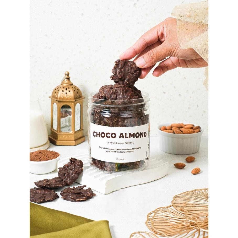 

Choco Almond Mbun Brownies Panggang Dessert Coklat Almond