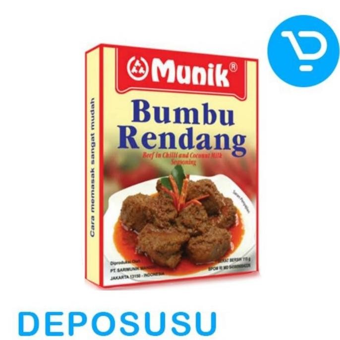 

MUNIK Bumbu RENDANG 115g | Beef in chilli and coconut milk Seasoning