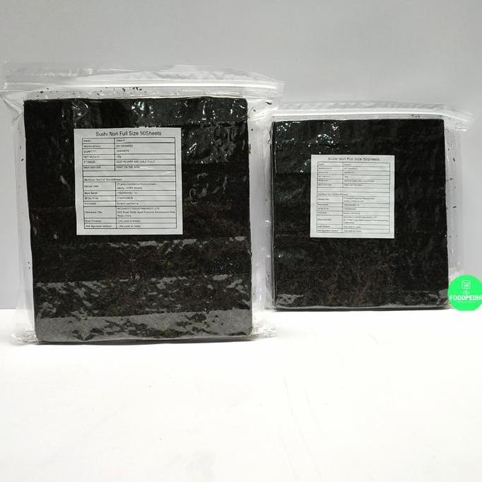 

Produk Baru!! Niconico Sushi Nori Rumput Laut 50 Sheets - Seaweed Nico Yaki Halal