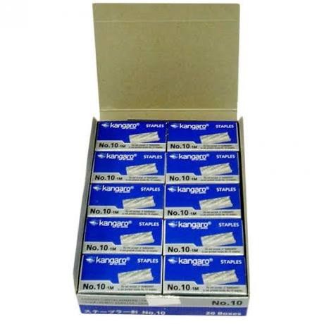 

Isi Staples Kangaro No.10 Isi 20 Pcs