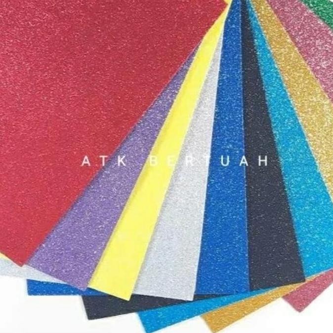 

Produk Baru!! Lembar Busa Kreasi Glitter EVA Foam Art Ukuran 50x70 cm - Bahan DIY Anak & Dewasa