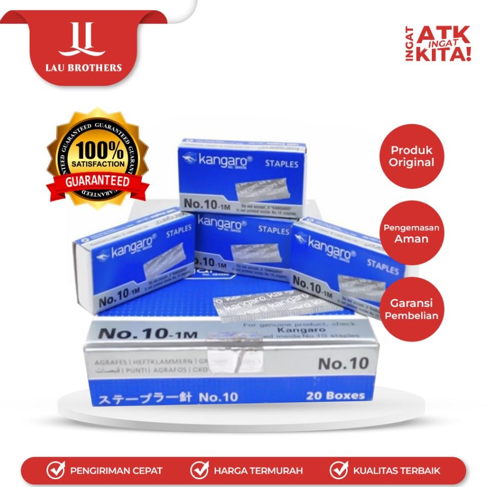 

Kangaro Isi Staples No.10 1Pa 20Box