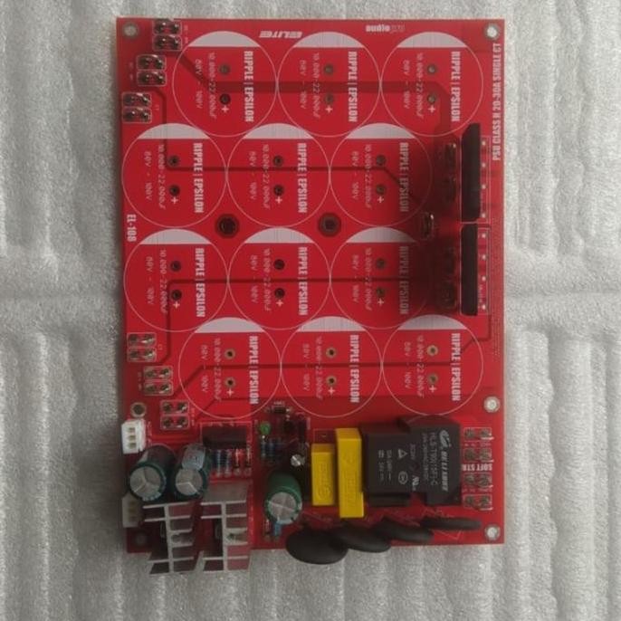 Kit Psu Class H Single Ct 12 Elco Capacitor Plus Softstart Dual Layer New Stok