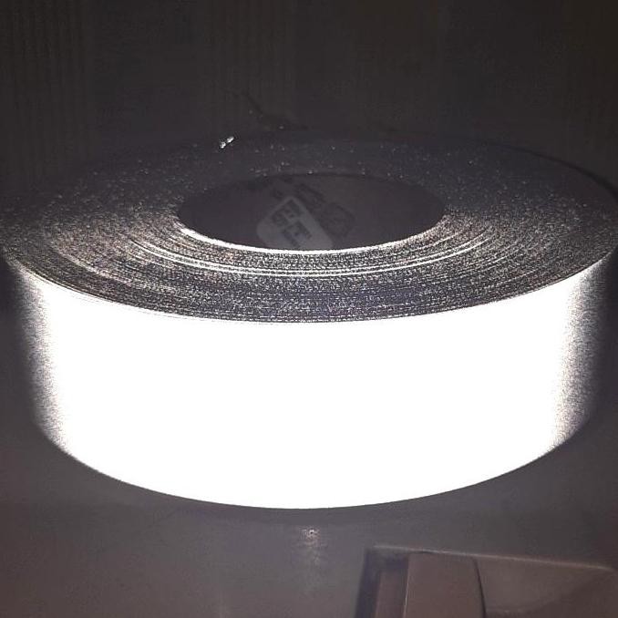 New Skotlet Kain 3M 8906-Stiker Reflektor Baju Safety Pita Jahit Scotlight