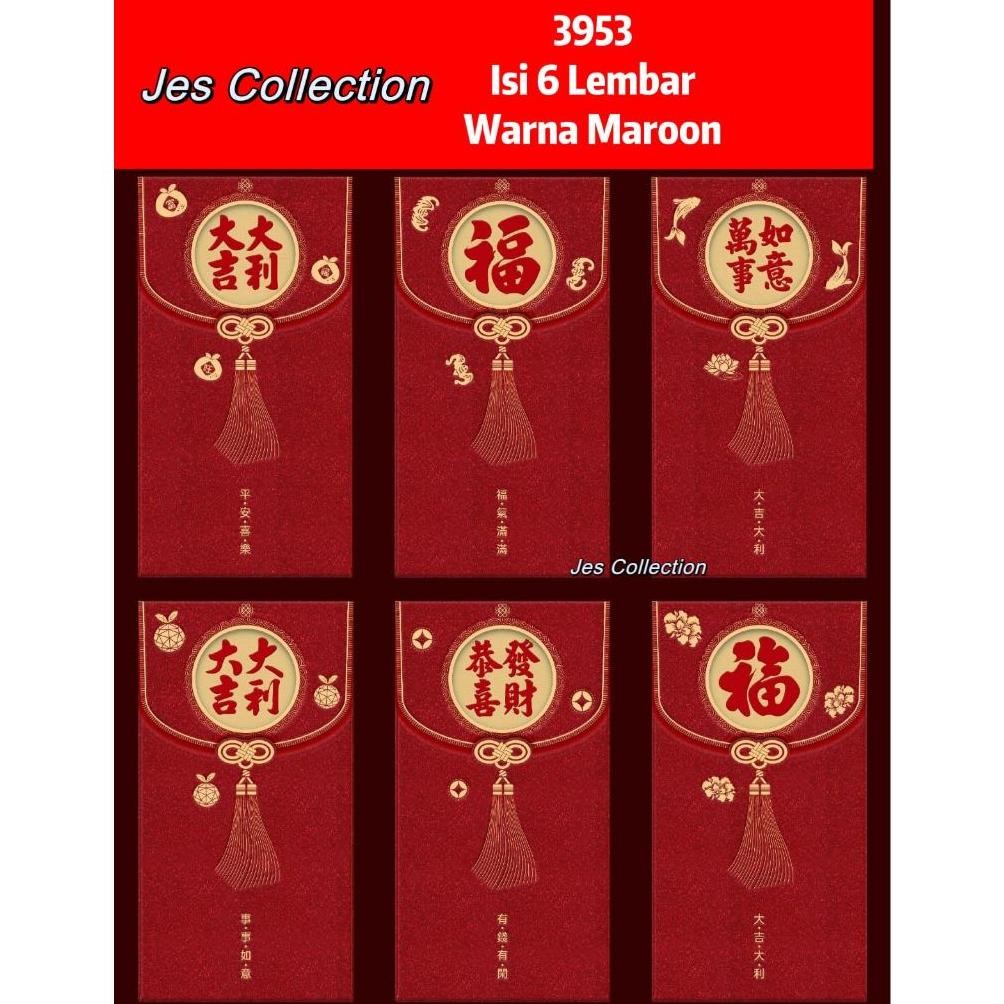 

Murah Angpao Fu Panjang 6 Motif Mix / Angpao Imlek Netral Isi 6 Lembar Gratis Ongkir