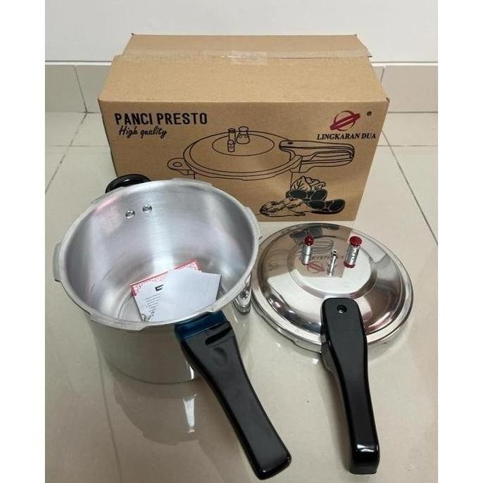 Panci Presto 10 Liter + Sarangan Besar 26 cm Presto Daging Aluminium Terbaik KS