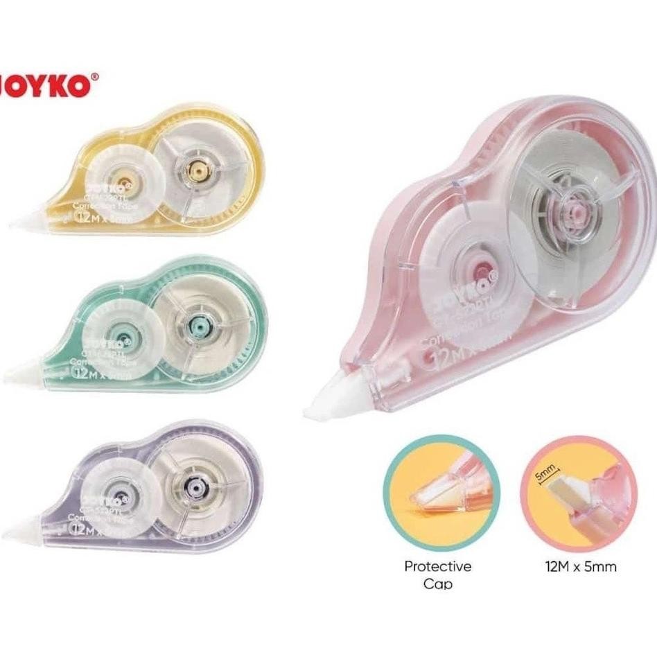 

Correction Tape Joyko Ct522Ptl Tipex Kertas Pastel Corection Tape Pita Kertas