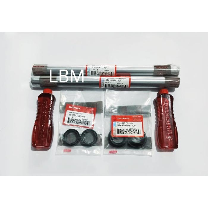 PAKET AS SHOCK DEPAN SEAL DAN OLI SHOCK BEAT STREET SPACY FI BEAT ESP Berkualitas