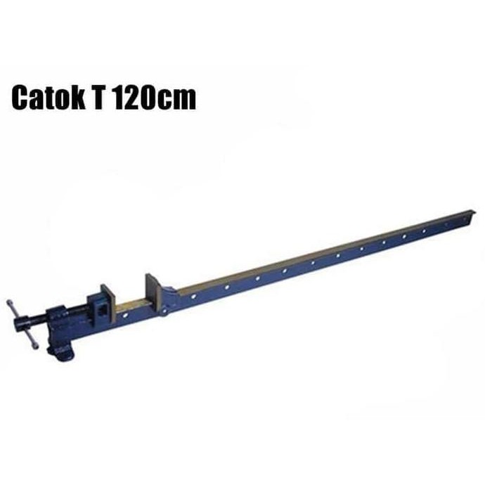 Catok T 120 Cm Rrt - Heavy Duty T Bar Sash Clamp / Alat Press Kayu