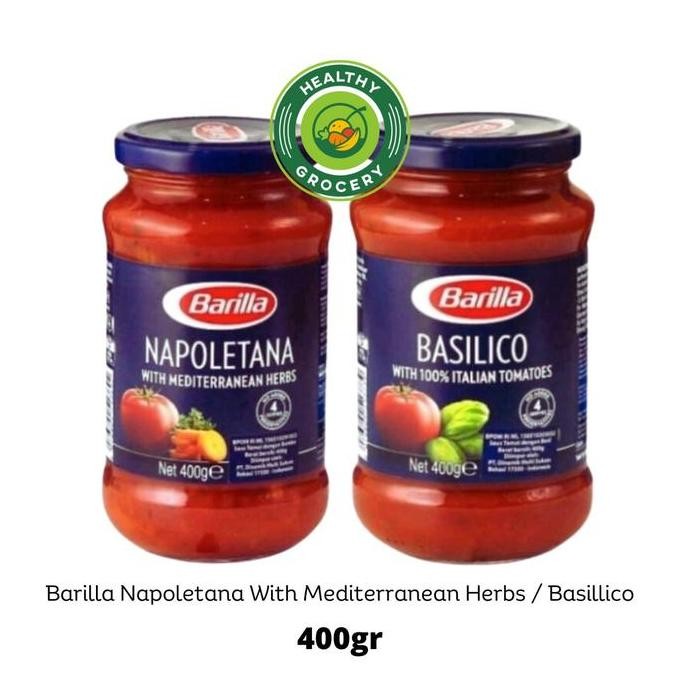 

Promo Barilla Basilico / Napoletana 400g | Saus Pasta Italia Premium Tomat Basil