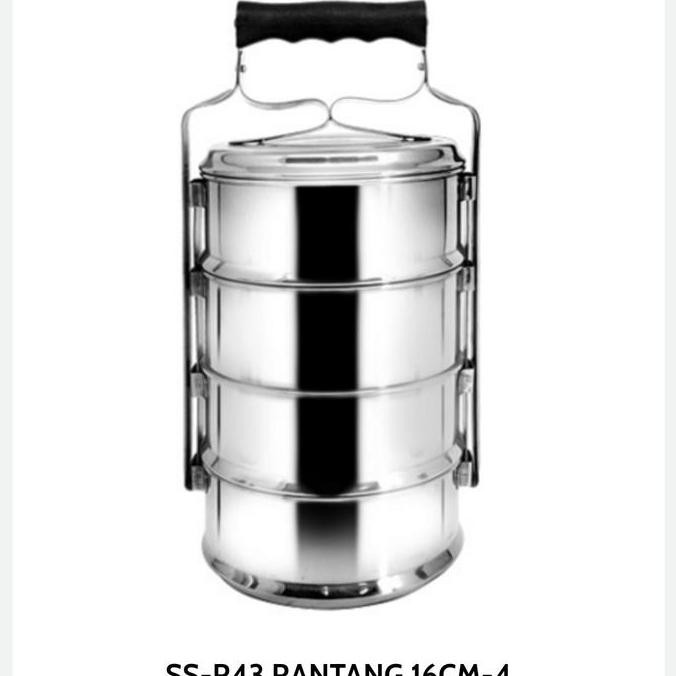 RANTANG SUSUN STAINLESS 16CM SUSUN 4