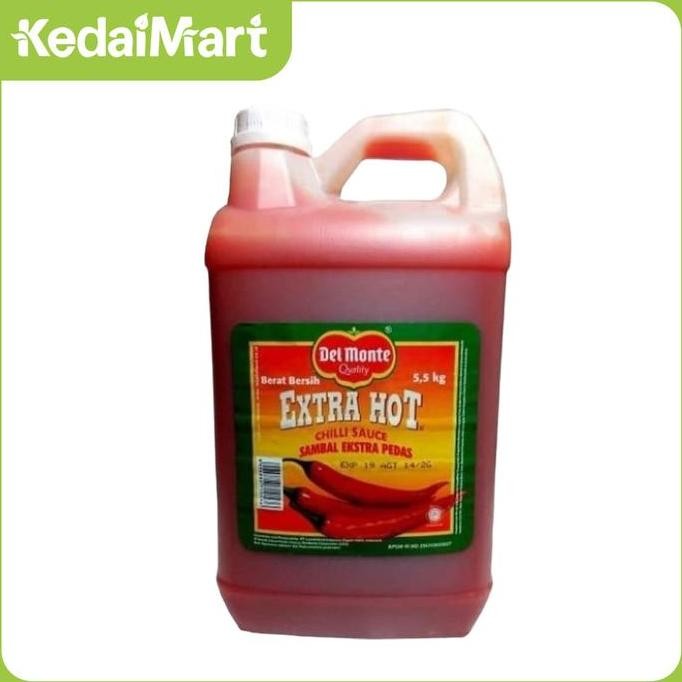 

Promo Delmonte Saus Sambal Extra Hot Jerigen 5.7Kg - Sambal Pedas untuk Restoran